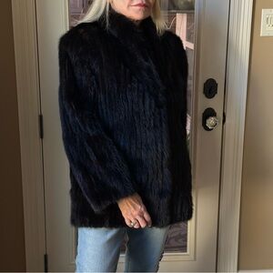Elegant Corded Mink Jacket